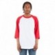 Shaka Wear SHRAG Adult 8.9 oz., 3/4-Sleeve Raglan T-Shirt