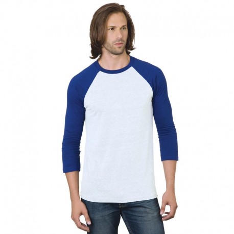 Bayside BA9525 Unisex 4.2 oz., Triblend 3/4-Sleeve Raglan T-Shirt Bayside BA9525 Unisex 4.2 oz., Triblend 3/4-Sleeve Raglan T-Shirt