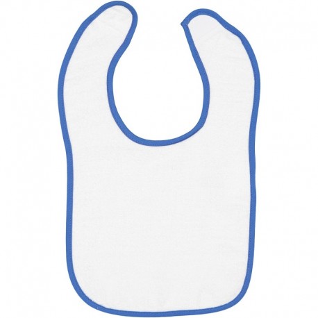 Rabbit Skins 1003 Infant Contrast Trim Terry Bib