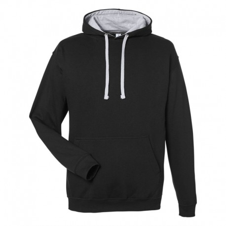 AWDis JHA003 Unisex Midweight Varsity Contrast Hooded Sweatshirt