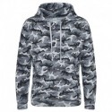 AWDis JHA014 Unisex Camo Hooded Sweatshirt