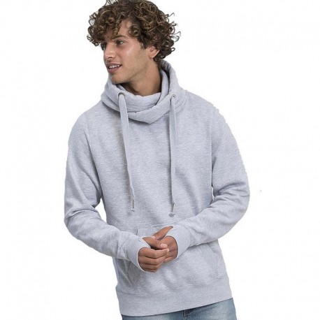 AWDis JHA021 Unisex Cross Neck Hooded Sweatshirt