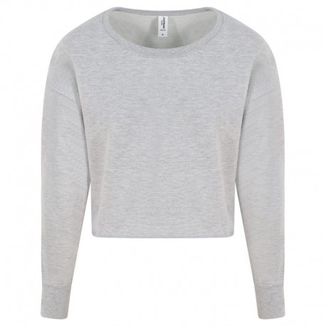 AWDis JHA035 Women's Cropped Crewneck Sweatshirt