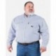 Berne Apparel FRSH21T Men's Tall Flame-Resistant Down Plaid Work Shirt