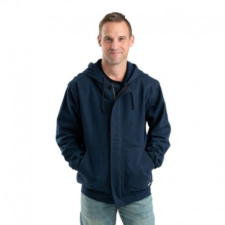Berne Apparel FRSZ19 Men's Flame Resistant Full-Zip Hooded Sweatshirt