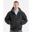 Berne Apparel HJ317 Men's Highland Flex180 Washed Duck Hooded Work Jacket
