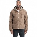 Berne Apparel HJ57 Men's Vintage Washed Sherpa-Lined Hooded Jacket