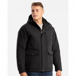 Berne Apparel HJ67 Men's Highland Quilt-Lined Micro-Duck Hooded Jacket