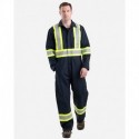 Berne Apparel HVC250 Men's Safety Striped Unlined Coverall