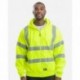 Berne Apparel HVF021 Men's Berne Hi-Vis Class 3 Lined Hooded Sweatshirt