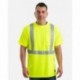 Berne Apparel HVK012 Men's Hi-Vis Class 2 Performance Pocket T-Shirt