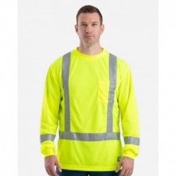 Berne Apparel HVK013 Men's Hi-Vis Class 3 Performance Pocket T-Shirt