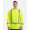 Berne Apparel HVK013 Men's Hi-Vis Class 3 Performance Pocket T-Shirt