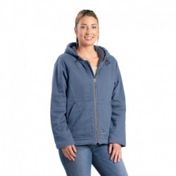 Berne Apparel WHJ48 Women's Sherpa-Lined Twill Hooded Jacket