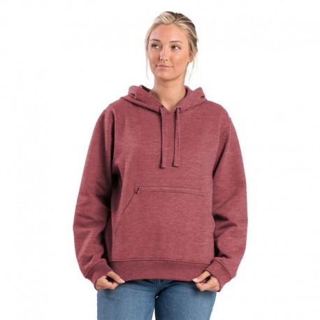 Berne Apparel WSP418 Women's Heritage Zippered Pocket Hooded Sweatshirt