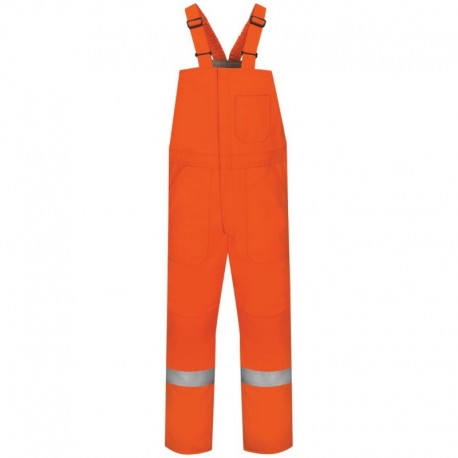 Bulwark BLCST Men's Tall Deluxe Insulated Bib Overall with Reflective Trim - EXCEL FR ComforTouch