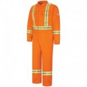 Bulwark CLBC Men's Premium Coverall with CSA Compliant Reflective Trim - EXCEL FR ComforTouch.