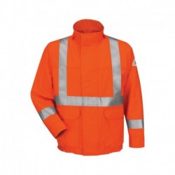 Bulwark JLJS Men's Lined Bomber Jacket with CSA Compliant Reflective Trim - EXCEL FR ComforTouch