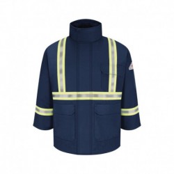 Bulwark JLPCL Men's Long Deluxe Parka With Reflective Trim - EXCEL FR ComforTouch