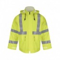Bulwark JXN4 Men's Hi-Visibility Flame-Resistant Rain Jacket