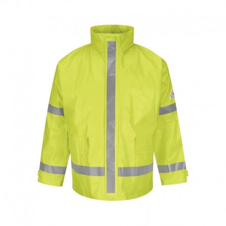 Bulwark JXN6 Men's Hi-Visibility Flame-Resistant Rain Jacket