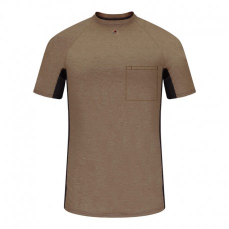 Bulwark MPS4 Men's FR Two-Tone Base Layer with Concealed Chest Pocket- EXCEL FR