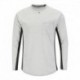 Bulwark MPS8 Men's Long Sleeve FR Two-Tone Base Layer with Concealed Chest Pocket - EXCEL FR