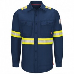 Bulwark QS40ET Men's Tall iQ Series Endurance Enhanced-Vis Work Shirt