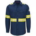 Bulwark QS40ET Men's Tall iQ Series Endurance Enhanced-Vis Work Shirt