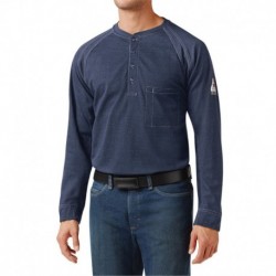 Bulwark QT20 Men's Long Sleeve Henley