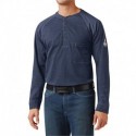 Bulwark QT20 Men's Long Sleeve Henley