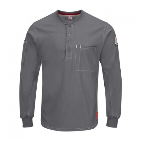 Bulwark QT40T Men's Tall iQ Series Plus Long Sleeve Henley