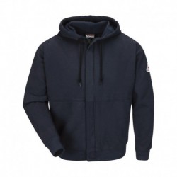 Bulwark SEH4 Men's Zip-Front Hooded Sweatshirt