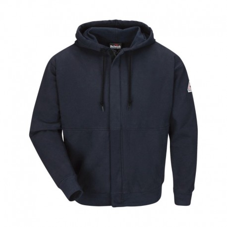 Bulwark SEH4 Men's Zip-Front Hooded Sweatshirt