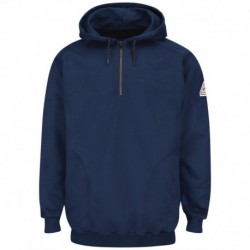 Bulwark SEH8 Men's Flame Resistant Quarter-Zip Hooded Sweatshirt