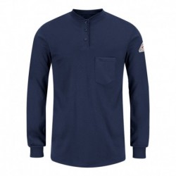 Bulwark SEL3 Women's Long Sleeve Tagless Henley Shirt