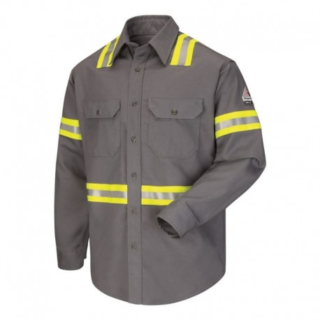 Bulwark SLDT Men's Enhanced Visibility Uniform Shirt