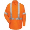 Bulwark SLUS Work Shirt With CSA Compliant Reflective Trim - EXCEL FR ComforTouch