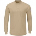 Bulwark SML8 Men's Long Sleeve Henley