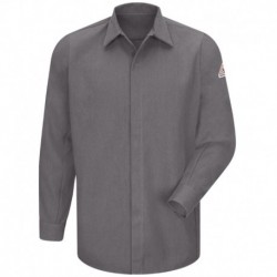 Bulwark SMS2 Men's Concealed-Gripper Pocketless Long Sleeve Shirt - CoolTouch 2