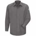 Bulwark SMS2 Men's Concealed-Gripper Pocketless Long Sleeve Shirt - CoolTouch 2