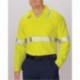Bulwark SMW4T Men's Tall High Visibility Long Sleeve Work Shirt