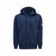 Bulwark SMZ8T Men's Tall Full-Zip Fleece Hooded Sweatshirt
