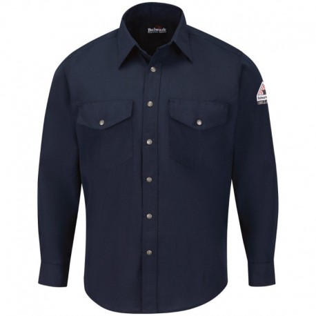 Bulwark SNS2T Men's Tall Snap-Front Uniform Shirt - Nomex IIIA 4.5 oz.