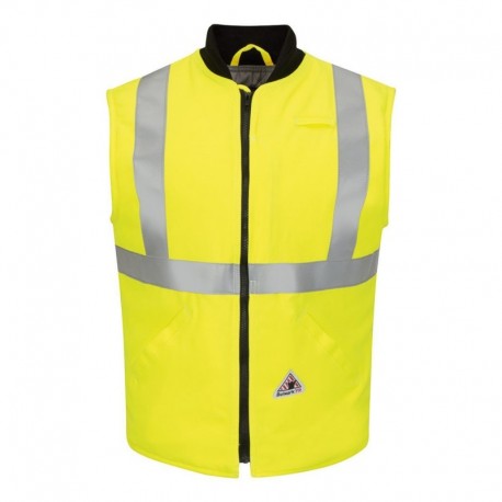 Bulwark VMS4HV Men's Hi Vis Insulated Vest with Reflective Trim - CoolTouch2