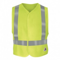 Bulwark VMV4HV Men's Men's Hi-Visibility Flame-Resistant Safety Vest