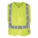 Bulwark VMV4HV Men's Men's Hi-Visibility Flame-Resistant Safety Vest
