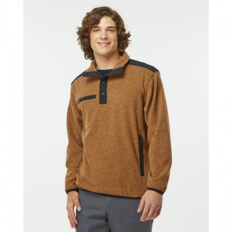 DRI DUCK 7353 Men's Ranger Melange Fleece Pullover