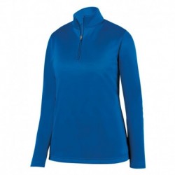 J. America 5509 Women's Wicking Fleece Quarter-Zip Pullover