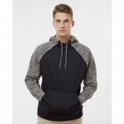 J. America 8612 Men's Colorblocked Cosmic Fleece Hooded Sweatshirt